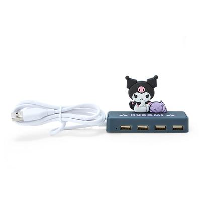 Sanrio Sanrio İnce USB Hub Kuromi Kuromi Karakter 327484 SANRIO (SANRIO) Kuromi-chan 6×9.5×3cm