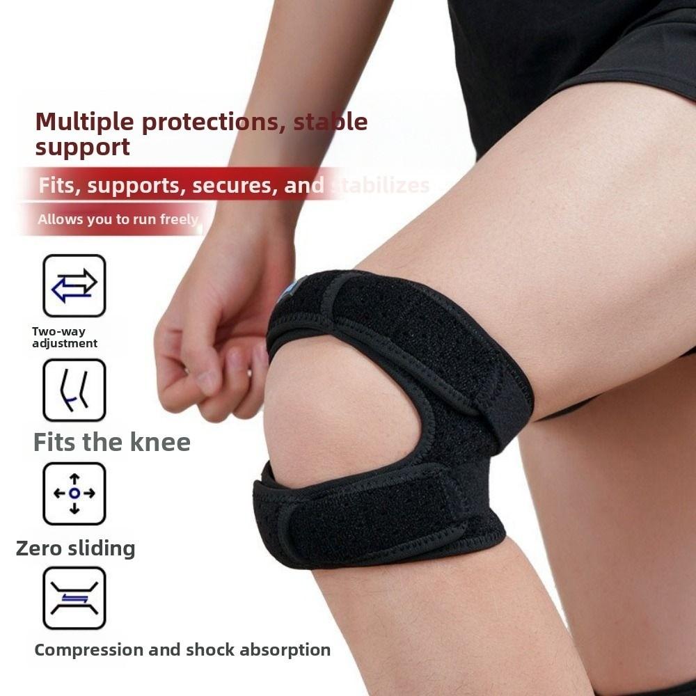 1Pair Fixed Protection Sports  Knee Braces Highly Elastic Patella Protect Band  Joint Stability