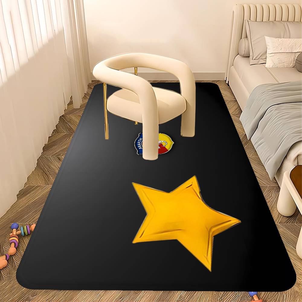 A-Abarth Bathroom Mat Kids Room Bedroom Decoration Balcony Anti-Slip Doormat Living Room Welcome Rug