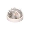 Applique Ronde Ip54 Couleur Blanche 1xe27 40w Ø18,5x10,4cm Modèle Tarragone. Edm