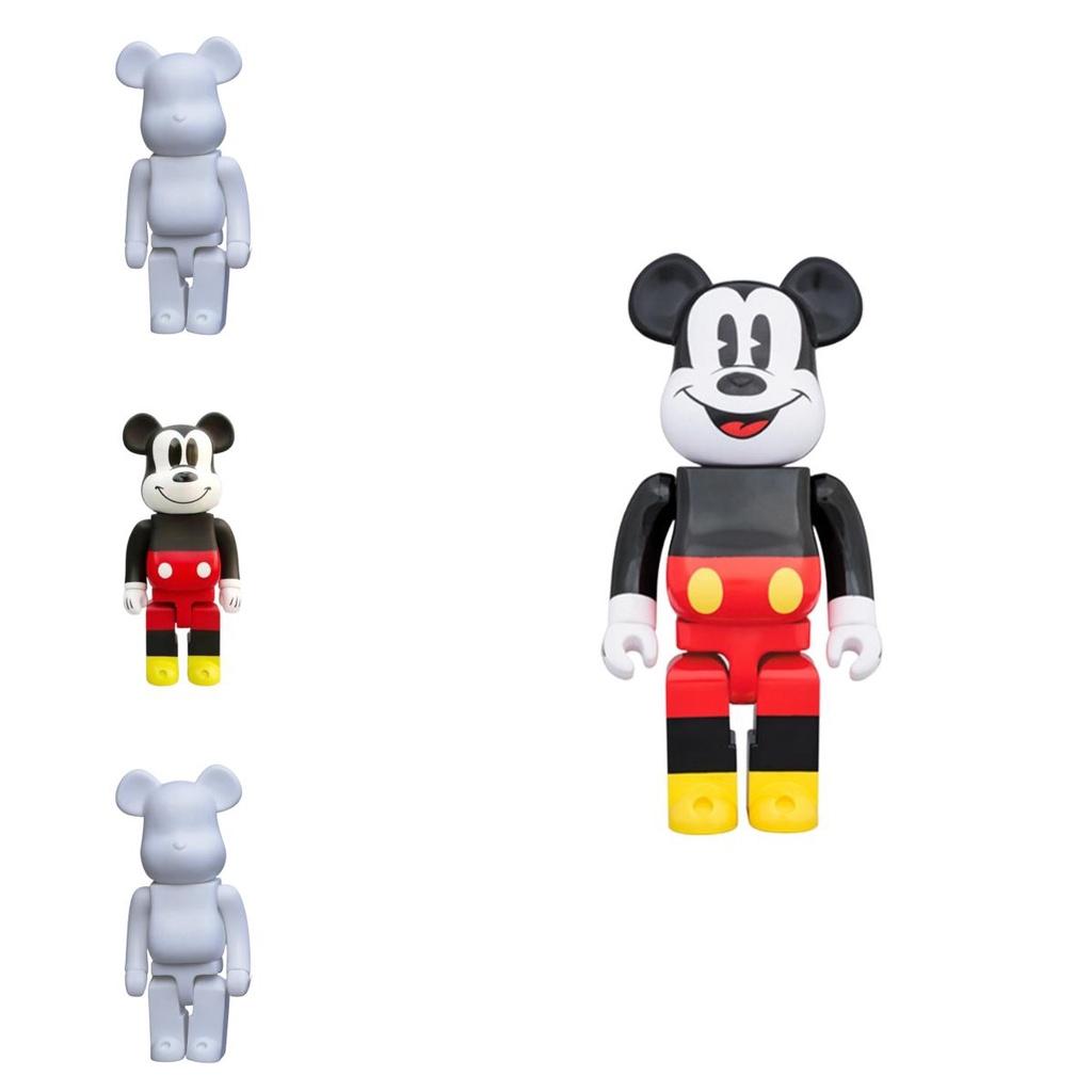 Bearbrick 400% Action Figure Collectible Pvc Daredevils Mickey Bear Building Block Trendy Toy