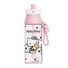 X&W Sanrio 500ml Straw Cups Cartoon Kuromi Hello Kitty Spray Water Bottle Summer Portable Outdoor Drinking Cup Kids Beverage Cup