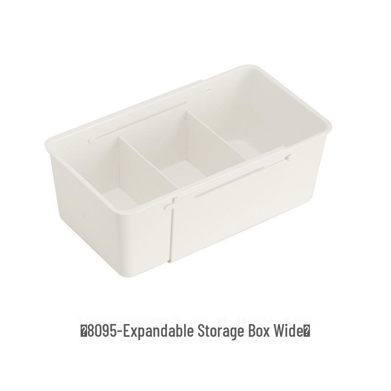 Retractable Kitchen Drawer Organizer: Japanese Style Storage Box for Underwear, Cutlery, and Socks