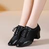 Women's Mid-Heel Latin Dance Shoes with Soft Soles for Adults