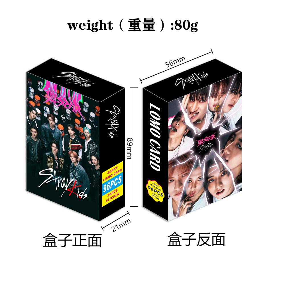 Straykids Pcs Lomo Cards New Album Photo And Stickers Collectible Kpop Merchandise For Fans Collection 96 60 36 Kid Friendly Entertaining Fun Play