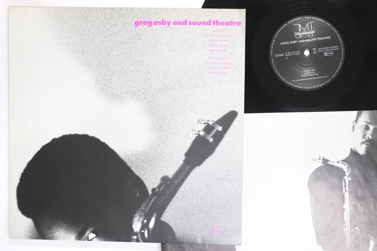 

LP Record GREG OSBY SOUND THEATRE Greg Osby And Sound Theatre JMT870011 JMT 1987 Germany Jazz Used