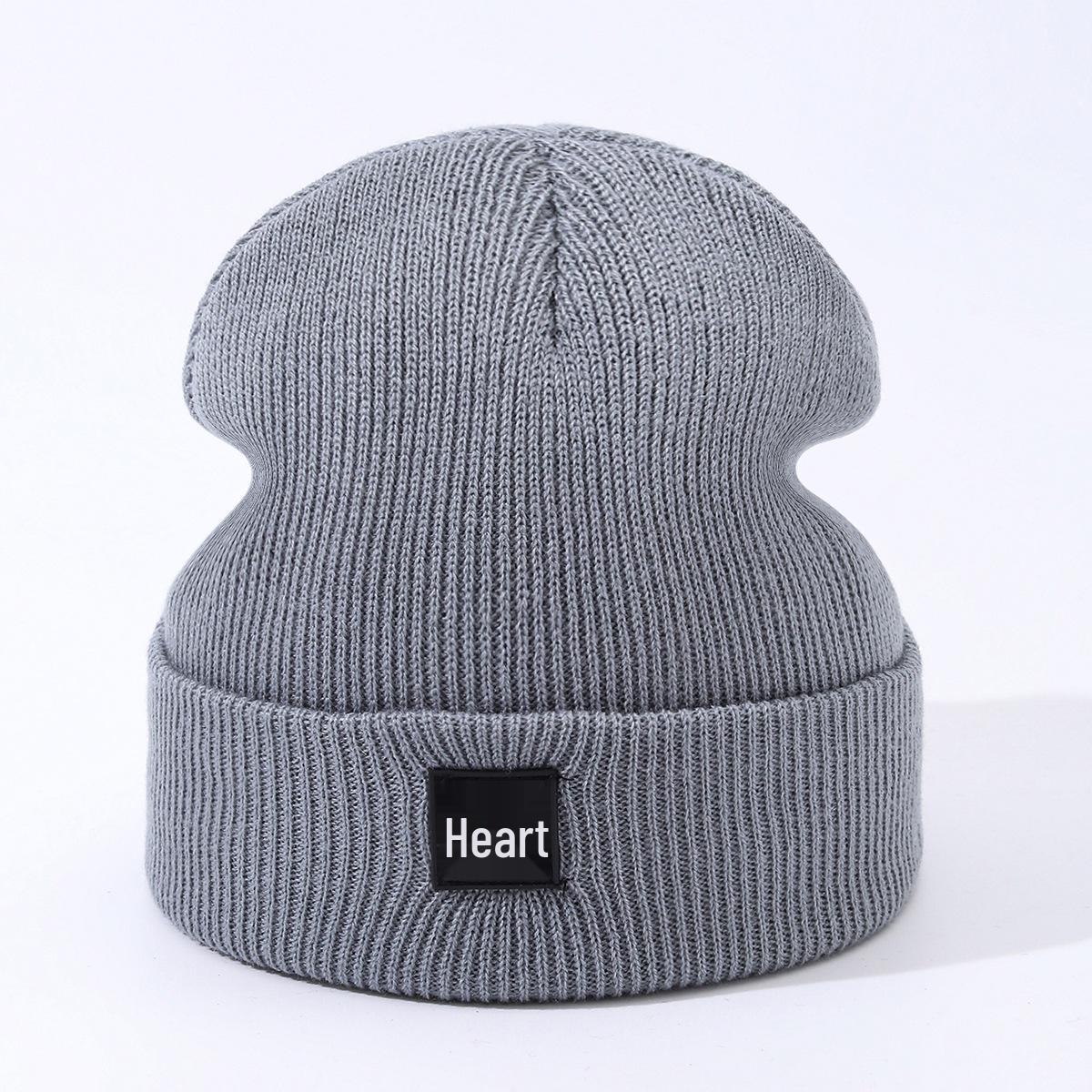 

Детская классическая минималистичная шерстяная шапка-бини с дизайном в виде смайлика