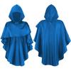Post Apocalyptic Shawl Scarf Cloak Renaissances Medieval Hooded Scarf Shaman Cowl Halloween Wizard Costumes Women Men