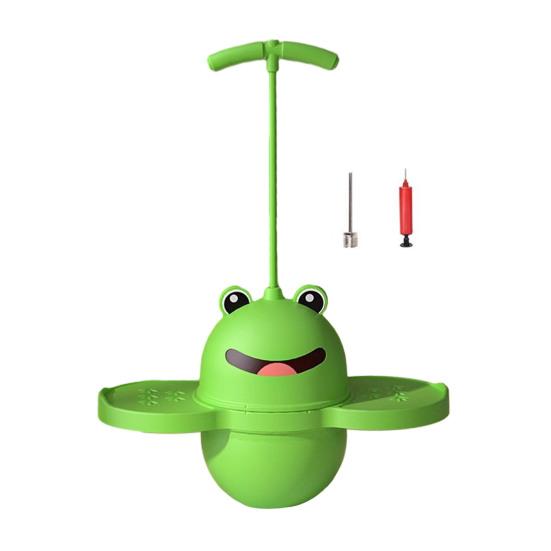 Balance Jumping Ball for Kids Panda Frog Bouncing Ball with Handle & Pump Pogo Sticks Core Strength Motor Skills Coordination Trainer C