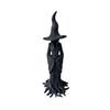 Black Ghost Witch Sculpture Gothic Halloween Party Decoration Halloween Witch Statue  Haunted House