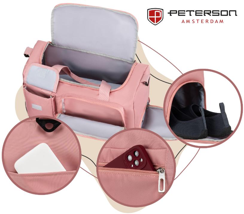 PTN 23032-8298 Pink Travel Bag