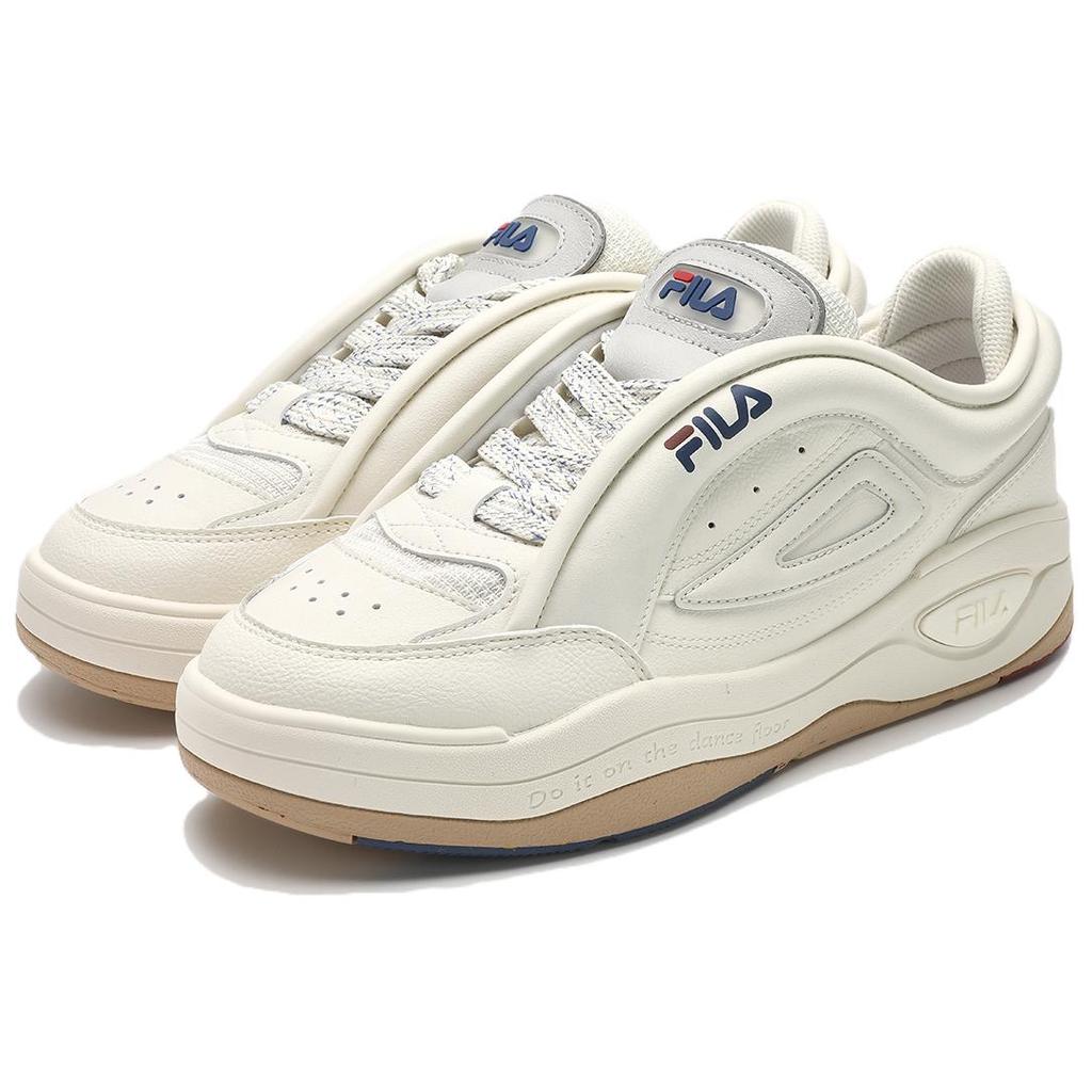 FILA Mix 2 Comfortable Versatile Low-Top Sneakers Men sneakers Cream F12M412201FGD