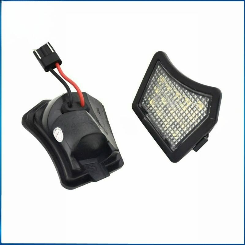 2Pcs  for V40 V50 C30 C70 S40 S60 S80 V50 V70 XC70 XC90 XJ XF XK/XKR New LED Front Under Mirror Lamp Puddle Light