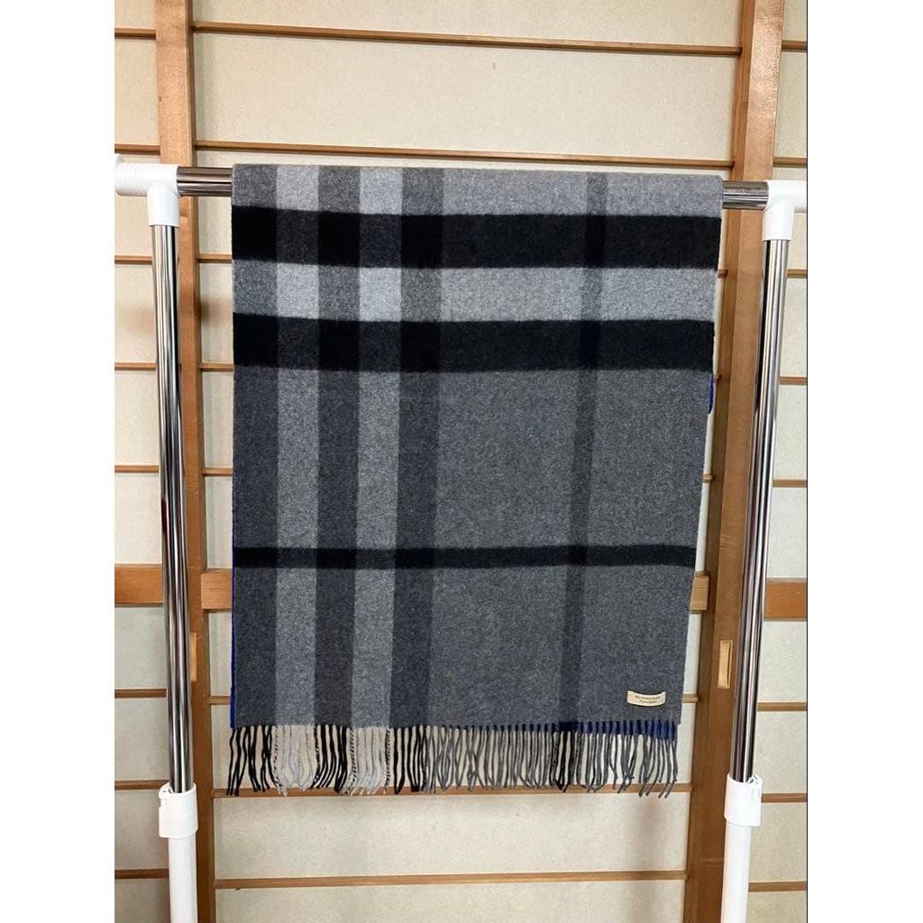 Used Burberry Scarf, Stole, Muffler, Check, Cashmere