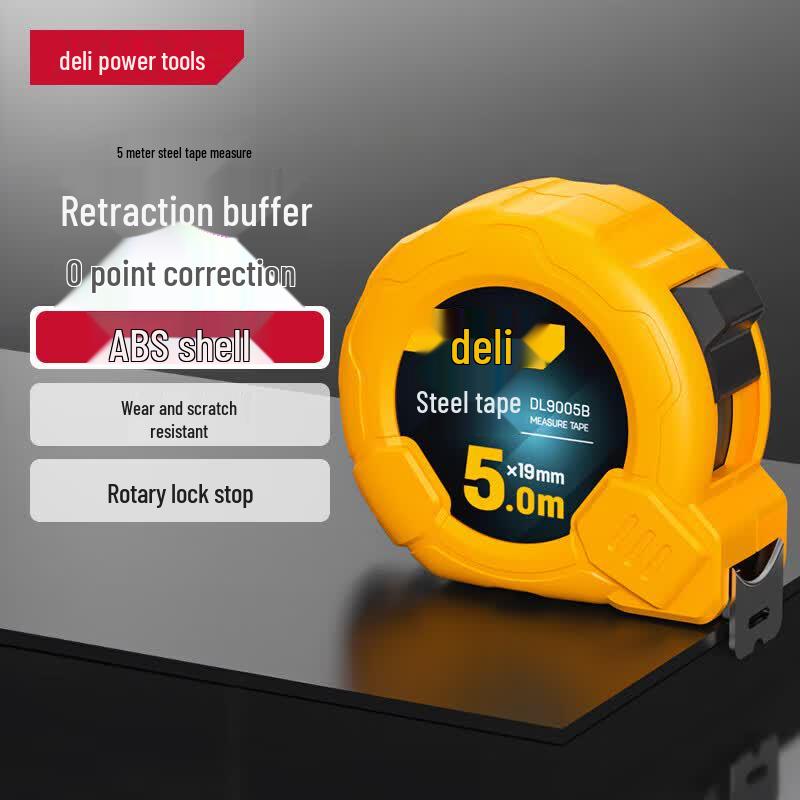 Deli Auto-Lock Steel Tape Measure