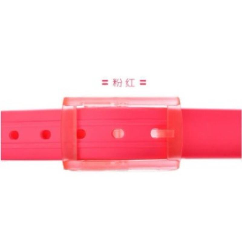 Silicone Belt Candy Color Belt Unisex Iron-free Silicone Belt
