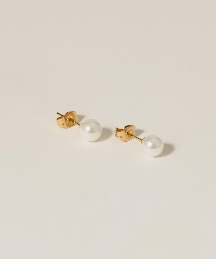Novice Tokyo Pearl Stud Pierce [Stainless] / Gold
