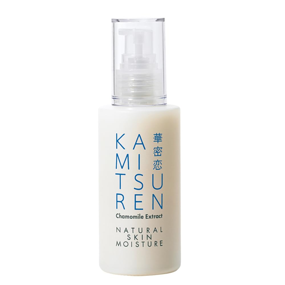 

Kamitsure Natural Skin Moisture 80ml Emulsion - Additive-free, suitable for sensitive and dry skin, free of synthetic surfactants, contains chamomile