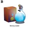 New Suspended Astronaut Ornament Lunar Lamp Cute Little Gift Children Housewarming Light Night Suitable Decoration N7g1
