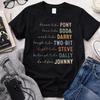 Groovy The Outsiders T Shirt Novel Characters 80s Nostalgia Se Hinton Literature Sweat Vintage Versatile Breathable