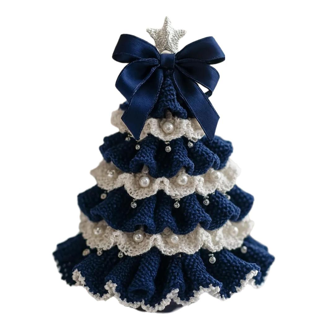 DIY Crochet Christmas Tree Kit Handmade Holiday Decoration Set