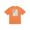 MLB MONOGRAM Collection Basic Boston Red Sox T Shirt Unisex Light Orange 3ATSM2153-43ORL