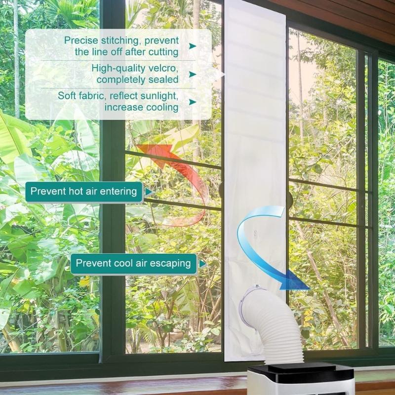 Energy Saving Window Seal Flexible Cloth Sealing Cloth Air Lock Window Seal Polyester Texture for Bedroom Window