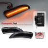 2x Smoked Dynamic Amber Rearview Side Mirror Indicator Lamp Led Side Marker Lights For Ford Fiesta 2008-2017 B-Max 2008-2017