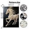 5D DIY Pearl Diamond Painting Kit Majestic Running Horse Full Drill Embroidery Mosaic Art Home Wall Decor Gift