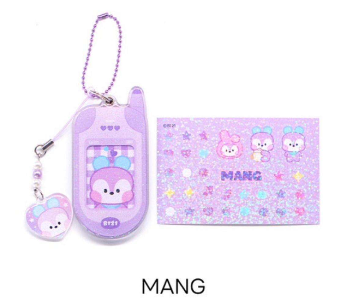 Брелок для телефона в стиле ретро BT21 Minini — фото 13