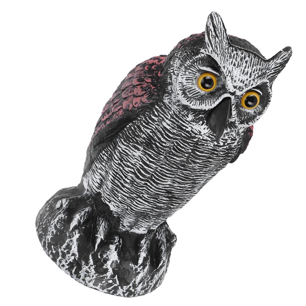 Fake Simulation Owl Statue Decoration Outdoor Garden Plastic Repeller Hunting Decoy1020?1