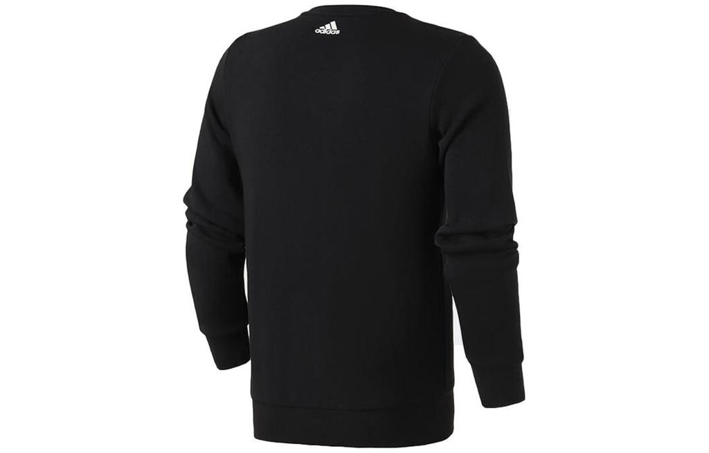 Adidas Sweatshirts Men's Black Crew Neck Moderate Regular DW4601