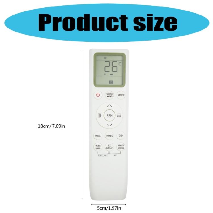 Remote Control Replacement Air Conditioner Remote Control for 002383 Air Conditioner Remote Home Supply Accessories