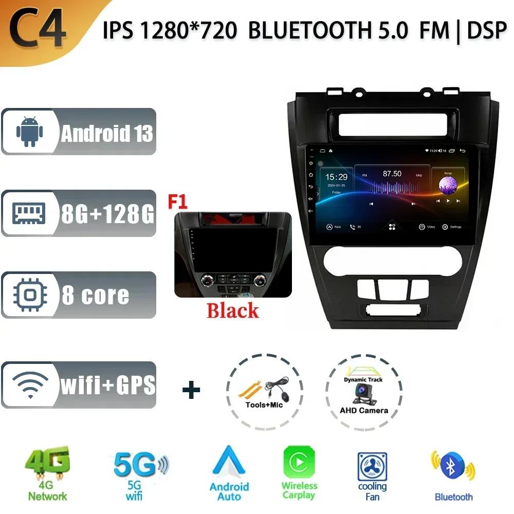 Auto Radio Android 13 For Ford Mondeo 2009-2012 Multimedia Car Stereo No 2 Din Navigation 4G GPS Bluetoot Screen