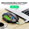 Bluetooth Compatible Mouse Rechargeable 2.4G INPHIC PM6 Wireless Mouse Office Mute Support PC Laptop Tablet Smartphone