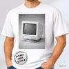 Retro CRT Monitor Pixel Art T-Shirt, Vintage Computer Graphic Tee, Comfort Colors 1717, 1BitWear