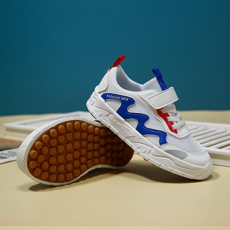 Warrior Sports Casual Fashion Versatile Trendy Classic Anti-Kick Non-Slip Wear-Resistant Breathable Lightweight Low-Top Kids Sneakers WZTH-079413