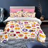 Ramadan Duvet Cover King Queen Religious Themed Quilt Cover Muslim Believer Polyester Bedding Set Pillowcases Brownish Yellow