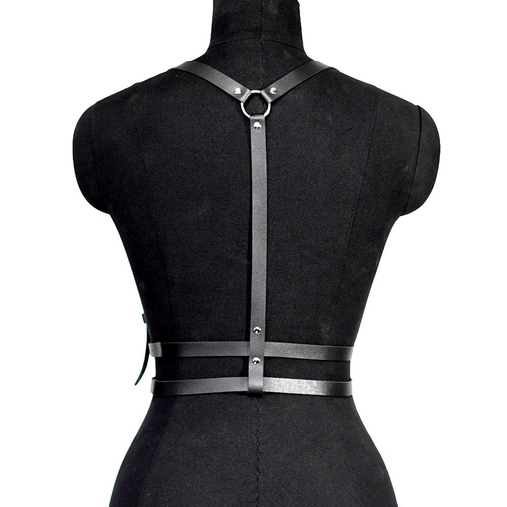 Fashion Harness belt Harness Corset Leather Lingerie Bondage Lingerie Body Harness Fetish Clothing Gothic Suspenders for Women