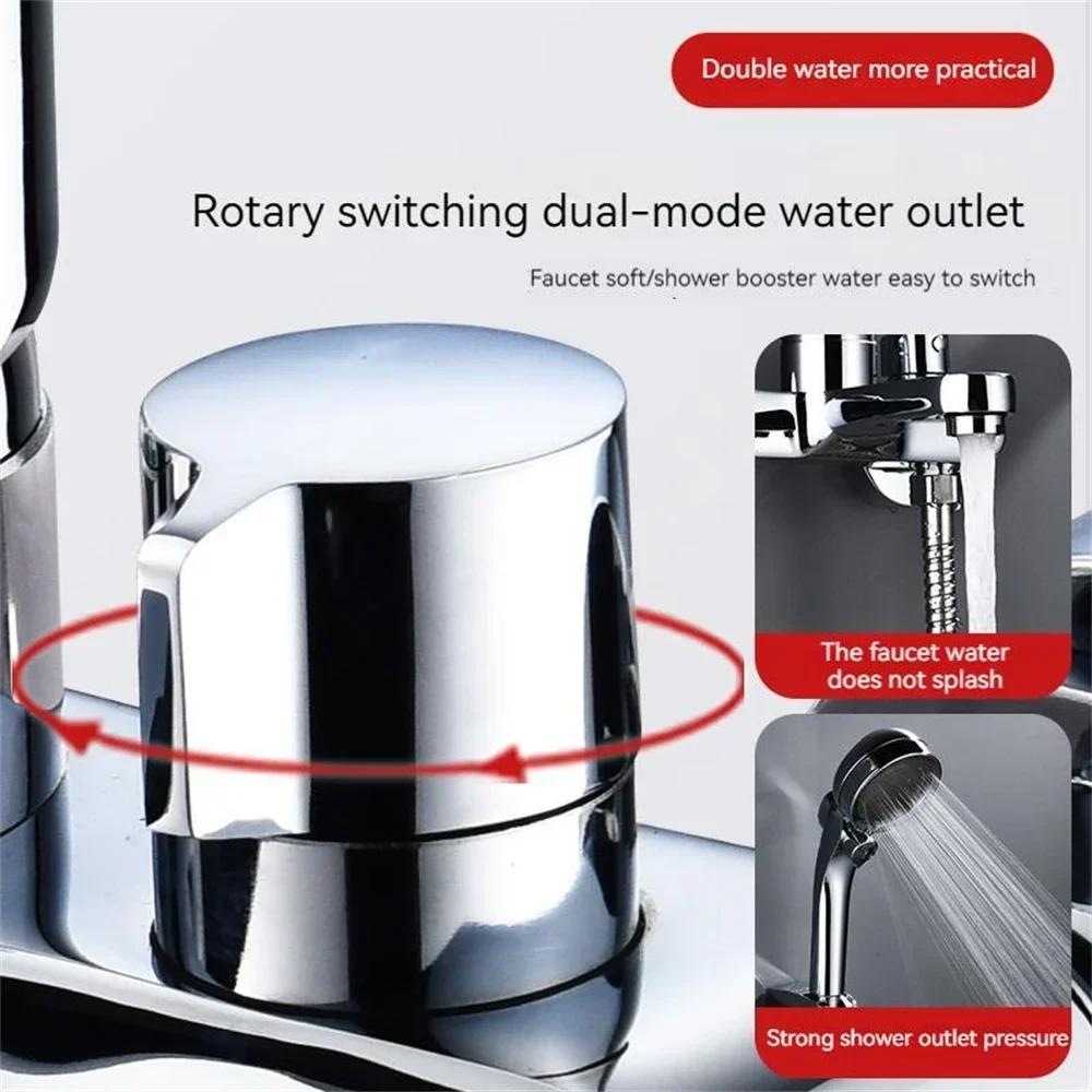 Bathroom Shower Faucet Mixing Valve Shower Shower Accessories Bathtub Mixing Switch Triple Hot and Cold Faucet Shower Faucet