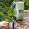 Tragbarer Outdoor-Camping-Wasserbehälter mit Hahn, quadratischer PE-Wasserspeicherbehälter, für die Fahrzeugnutzung, faltbarer Trinkwassertank