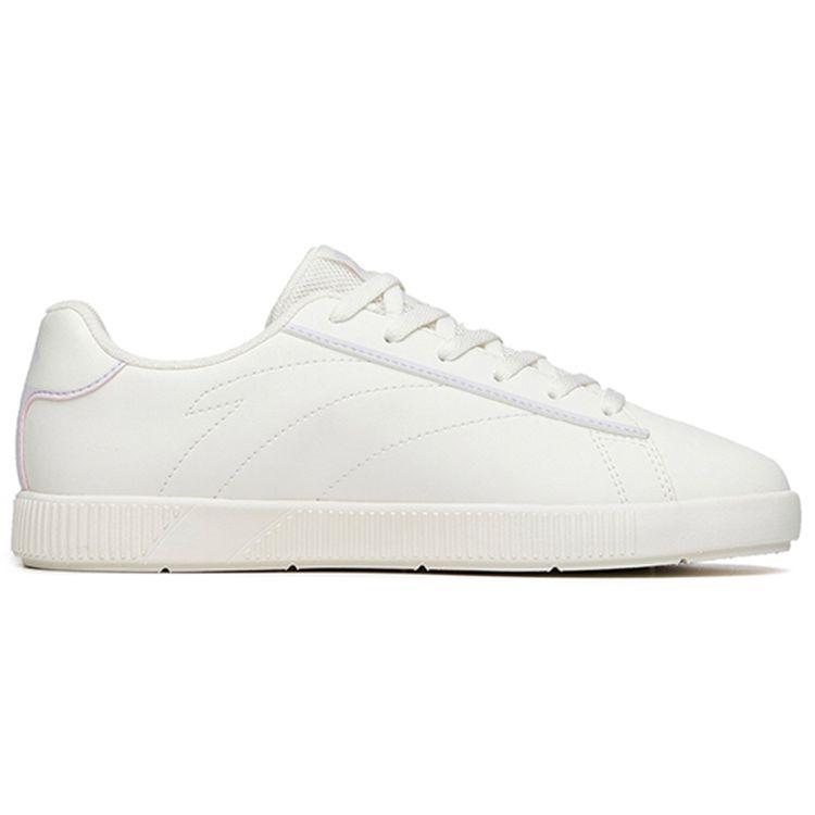 Anta Casual Low-Top Skate Shoes Women sneaker White Purple 122228060-4