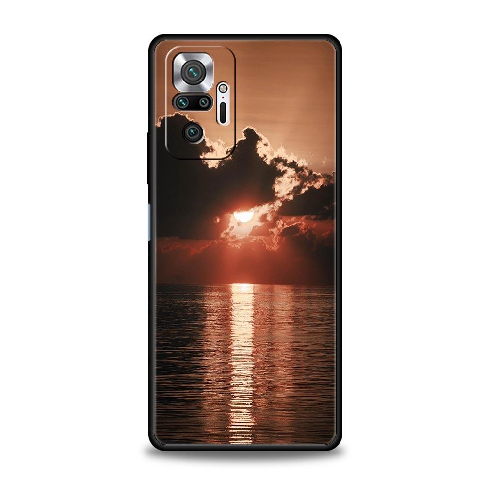 Sunset Sunset Glow Sea Phone Case For Xiaomi Redmi Note 15 14 13 12 5G 11 10 Pro Plus 4G 9S 14C 13C 12C 10C Soft TPU Cover