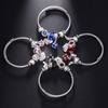 RAVIMOUR Love Heart DIY Bracelet Crystal Bead Charms Bracelets & Bangles Fashion Indian Jewelry Steel Chain Wristband Gift