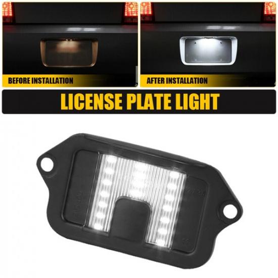 [ЯРКИЙ SMD] Светодиодный корпус подсветки номерного знака Лампа Для 2005-2009 Ford Mustang EXV