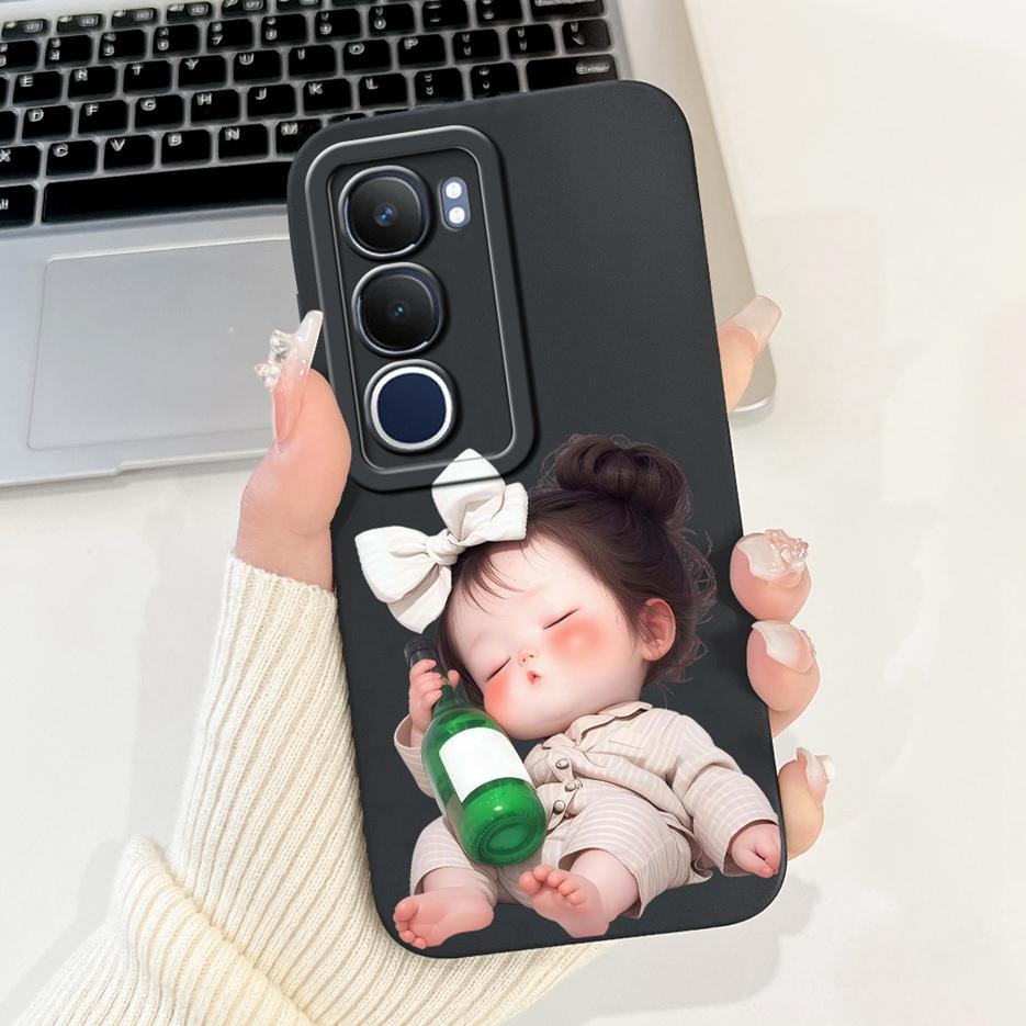 For Vivo Y19s Case V2419 New Unique Candy Painted Cover 6.68'' Shockproof Phone Case For Vivo Y19s Y 19 s VivoY19s 4G Soft Shell