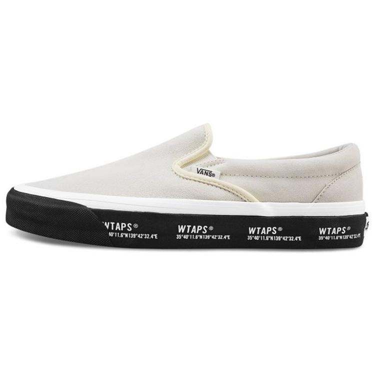 Vans WTAPS x Og Classic Slip-On Lx Grey Black Men s VN0A45JK20F EU 35