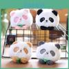 Cute Kawaii Panda Plush Keyholder Ultra Soft Short Plush Animal Stuffed Toy