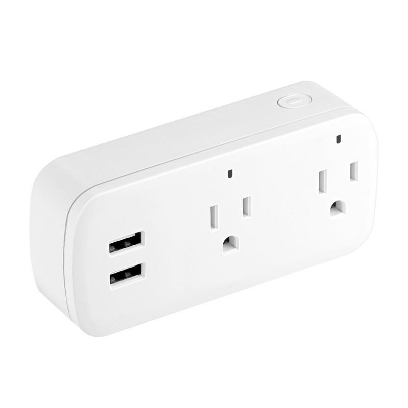 

Smart WiFi Power Strip: US Standard, Dual USB, Voice Control, Mobile App Remote, Timer Switch.