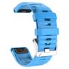 Watch Band for Garmin Forerunner 965/955/945/935 Soft Silicone Strap Bracelet with Silver Buckle